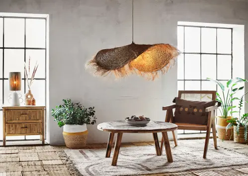 Bord - Soffbord - Trä - Ø90 x 40 cm - www.frokenfraken.se