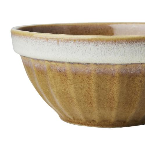 Skål L - Costa - Senapsgul/flerfärgad - Ø16 x 8 cm - www.frokenfraken.se
