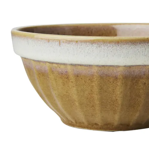 Skål L - Costa - Senapsgul/flerfärgad - Ø16 x 8 cm - www.frokenfraken.se