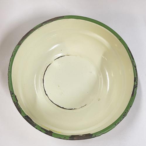 Tvättfat - Gammaldags - Gul & Grön - 8,5 x Ø23,5 cm - www.frokenfraken.se