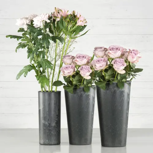 Kruka/Vas - Concrete - 19 x 12.5 x 33 cm - www.frokenfraken.se