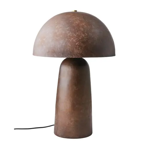 Bordslampa L - Svamp - Rostbrun - Ø19 x 61 cm - www.frokenfraken.se