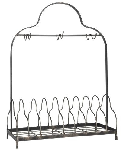 Tallriksställ med krokar för koppar - 54 x 39.5 cm - www.frokenfraken.se