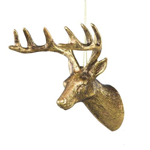 Hjorthuvud- Hängande - Guld - www.frokenfraken.se