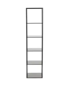 Hylla i stål - Svart - 35 x 150 cm - www.frokenfraken.se