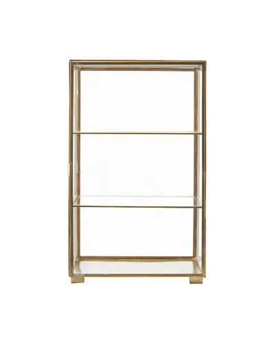 Skåp - Glas/Mässing - 56,5 x 35 xm - www.frokenfraken.se