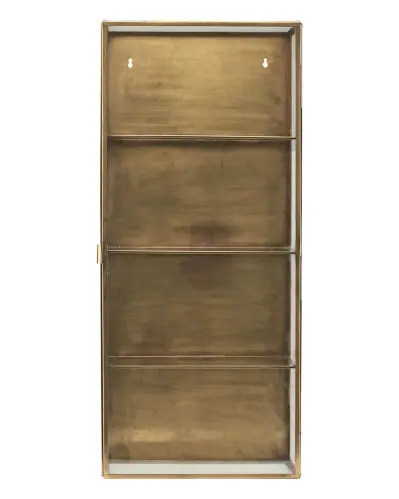 Skåp för väggen - Glas/Mässing - 35 x 80 cm - www.frokenfraken.se