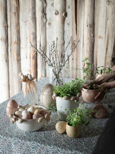 Skål/Kruka - Ägg - 15 cm - 1st - www.frokenfraken.se
