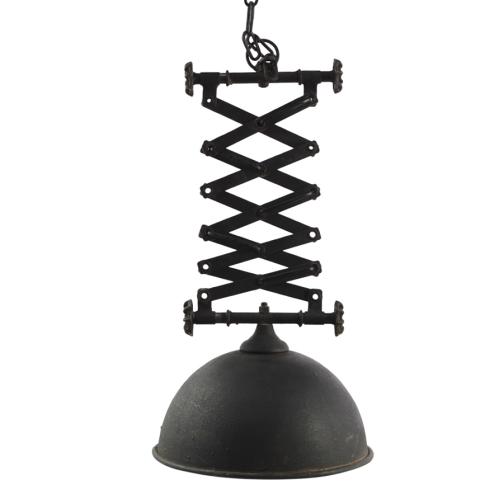 Taklampa - Factory - Dragspel - Antik Svart - Ø32 cm - www.frokenfraken.se