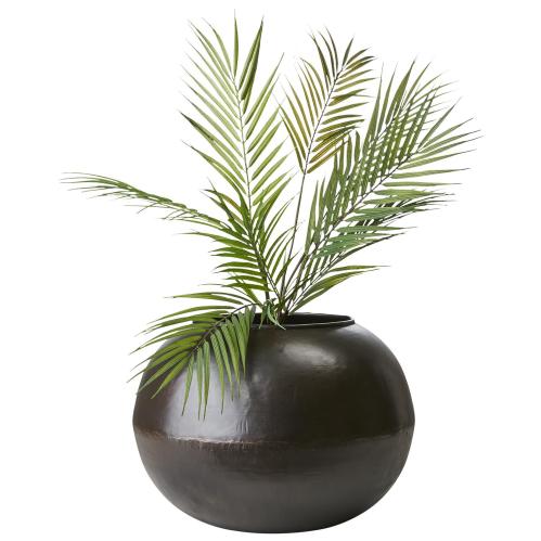 Kruka Rund metall - Svart - Ø22/40 x 28 cm - www.frokenfraken.se