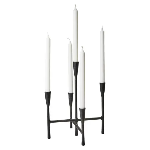 Kandelaber - Svart - 30 x 27 x 37 cm - www.frokenfraken.se