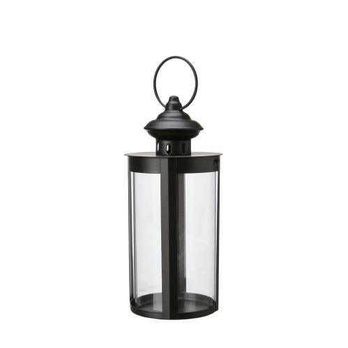Hängande ljuslykta på pinne - Svart - 65 cm - www.frokenfraken.se