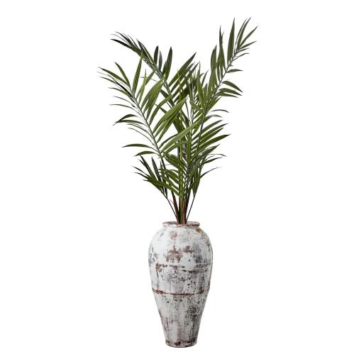 Kruka - Urna Vit - Ø36 x 74 cm - www.frokenfraken.se