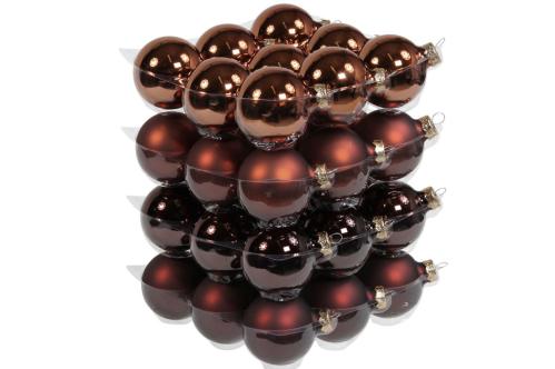 Julkula - Glas - Brandy - 6 cm - 36-pack - www.frokenfraken.se