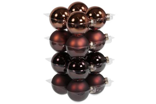 Julkula - Glas - Brandy - 8 cm - 16-pack - www.frokenfraken.se