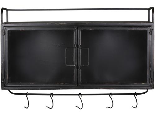 Hyllskåp - Factory - 2-pack - Svarta - 45 x 65 x 21 cm - www.frokenfraken.se