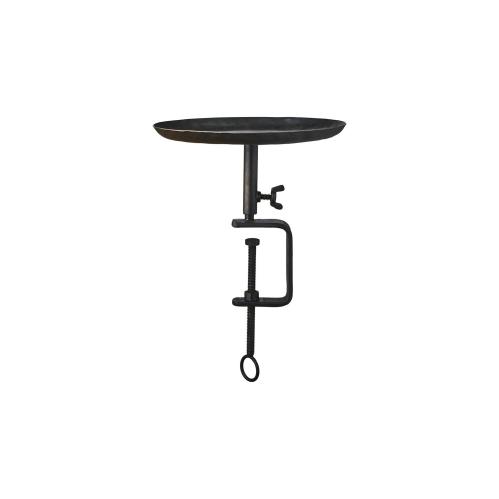 Ljusstake med tving - Svart - Ø17 x 24 cm - www.frokenfraken.se