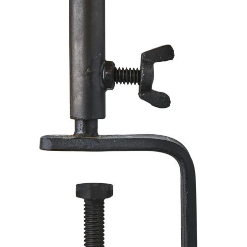 Ljusstake med tving - Svart - Ø17 x 24 cm - www.frokenfraken.se
