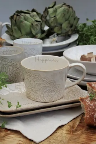 Mugg - Happiness - Caramel - Bidra till Barncancerfonden - www.frokenfraken.se