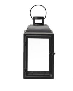 Ljuslykta - Matt Svart - 30 cm - www.frokenfraken.se