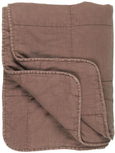 Pläd - coral almond - 180 x 130 cm - www.frokenfraken.se