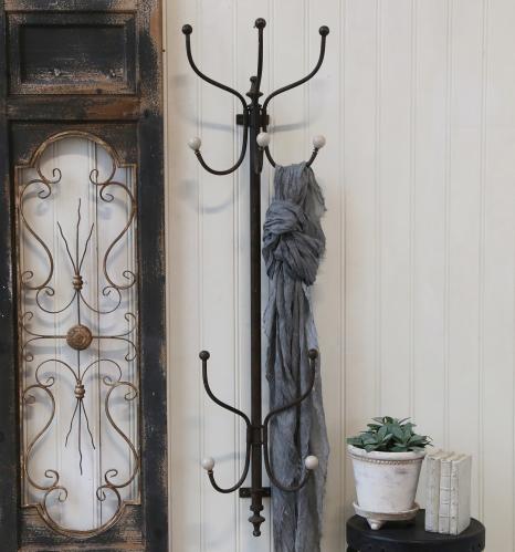 Klädhängare Vägghängd - Antique Svart - 120 cm - www.frokenfraken.se