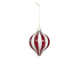 Julkula - Cherry - Röd/Vit - 9 x 8 cm - www.frokenfraken.se