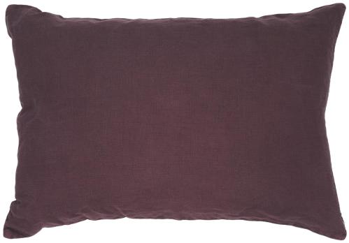 Kuddfodral Linne - Aubergine - 40 x 60 cm - www.frokenfraken.se