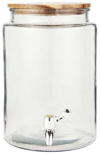 Saftdispenser med Trälock 6 ltr - 27,5 X Ø19 cm - www.frokenfraken.se