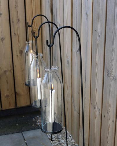 Ljusstake med pinne - Gardenbottle - Kronljus - 100 cm - www.frokenfraken.se