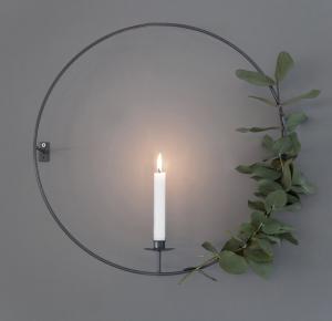 LJUSRING - GULLABO - VÄGG GRÅ - 50 cm - www.frokenfraken.se