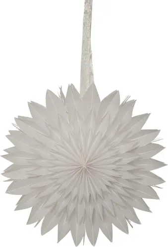 Adventsstjärna - Papper Dis - 50 cm - www.frokenfraken.se