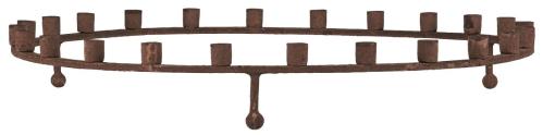 Ljusstake - Rost - Julgransljus - Ø 40 cm - www.frokenfraken.se