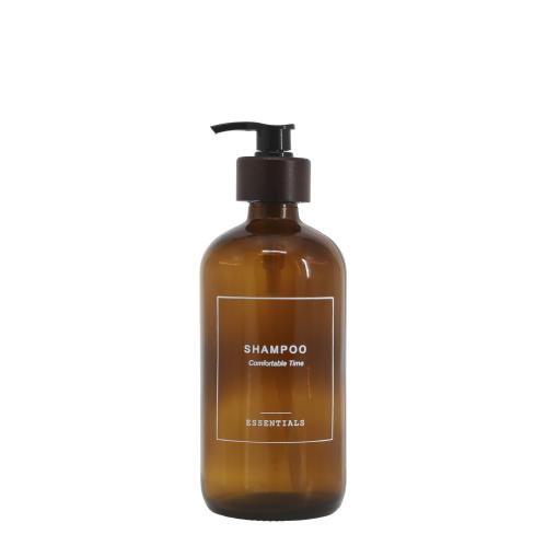 Flaska med pump - Shampoo - 500 ml - www.frokenfraken.se