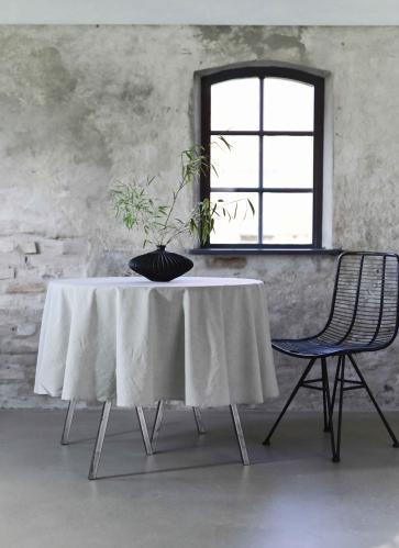 Duk Rund - Offwhite - Ø180 cm - www.frokenfraken.se