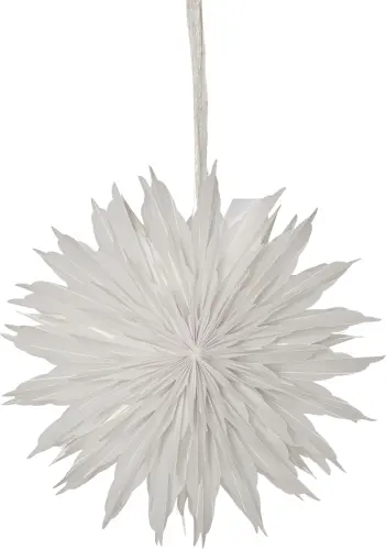 Adventsstjärna - Papper Dis - 40 cm - www.frokenfraken.se