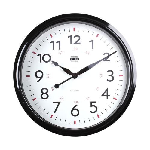 Väggklocka - Svart - Ø 37 cm - www.frokenfraken.se