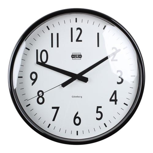 Väggklocka - Svart - Ø 37 cm - www.frokenfraken.se