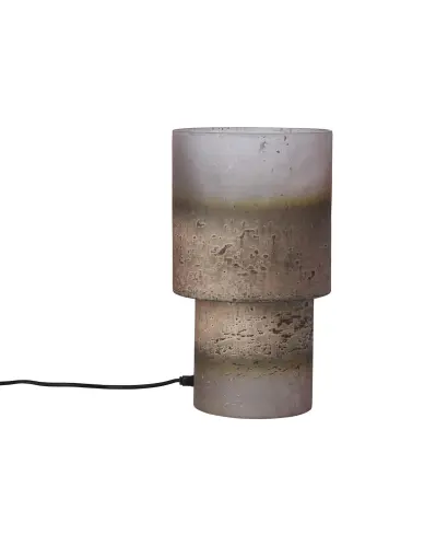 Bordslampa - Glas Mörkrosa - Ø15/20 x 35 cm - www.frokenfraken.se
