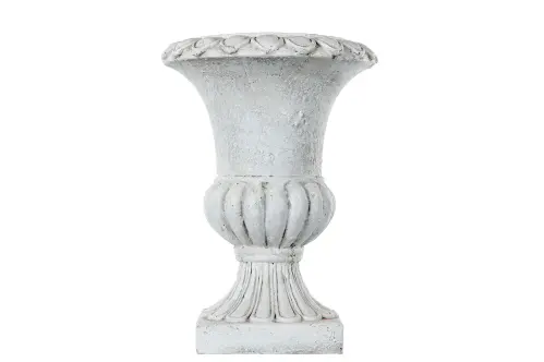 Kruka - Pokal Vit/grå - 30cm - www.frokenfraken.se