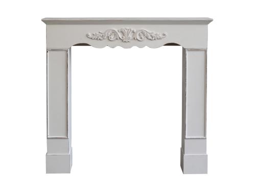Öppen spis - Dekoration - Antik vit - 95 x 99 cm - www.frokenfraken.se