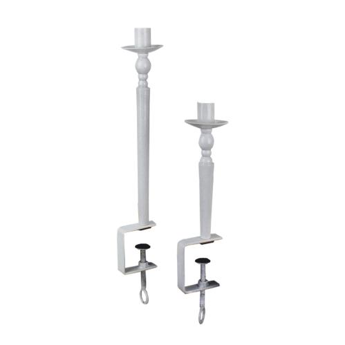 Ljusstake med tving - Cremevit - 37 cm - www.frokenfraken.se