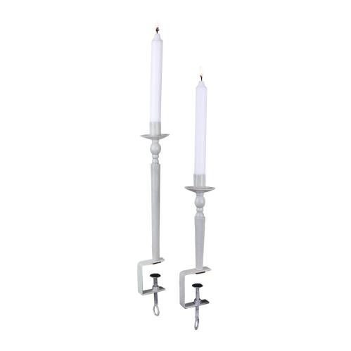 Ljusstake med tving - Cremevit - 37 cm - www.frokenfraken.se