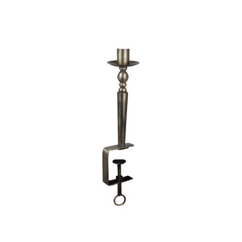 Ljusstake med tving - Antik Mässing - 26,5 cm - www.frokenfraken.se