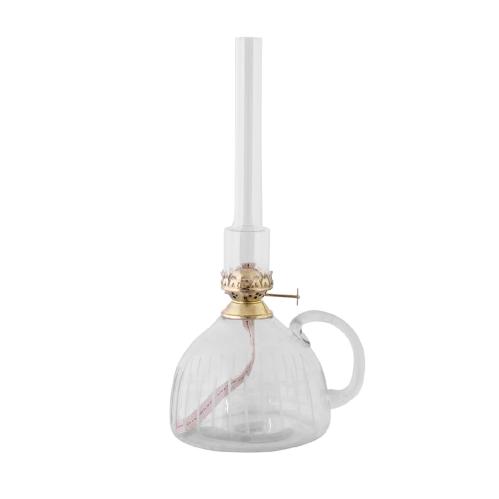 Fotogenlampa med handtag - Mässing - 35 x Ø14 cm - www.frokenfraken.se