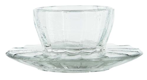 Äggkopp pressat glas - Ø9 X 4,5 CM - www.frokenfraken.se