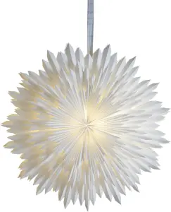 Adventsstjärna - Papper Ice - 70 cm - www.frokenfraken.se