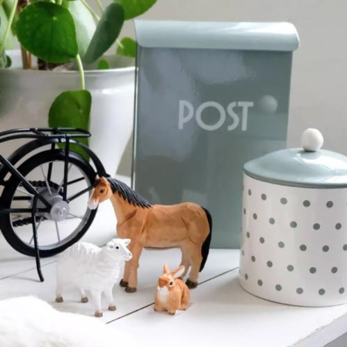 Postlåda - Grön - 17 x 7 x 25 cm - www.frokenfraken.se