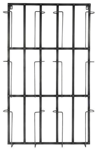 XXX_UTGÅTT_Magasinhållare för vägg - Metall - 92 x 57,5 x 6 cm - www.frokenfraken.se