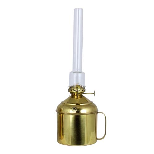 Fotogenlampa med Handtag - Glas/Mässing - 33 x Ø10 cm - www.frokenfraken.se